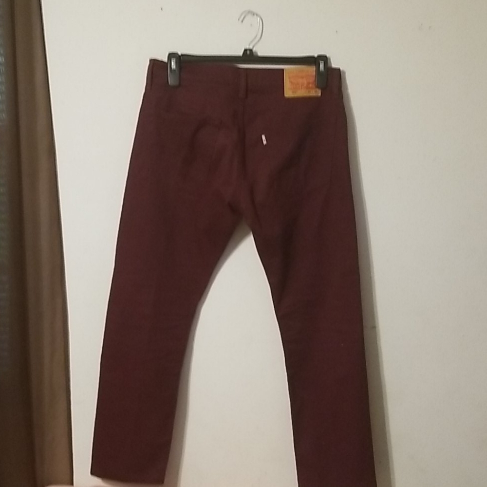 🎉2x Host Pick 🎉Levi's Strauss 502 Burgundy jeans - Picture 2 of 6